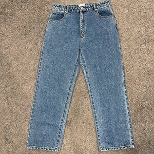 ABRAND JEANS Venice Straight Blue Denim Jeans - Excellent  -Women's size 14 / 32